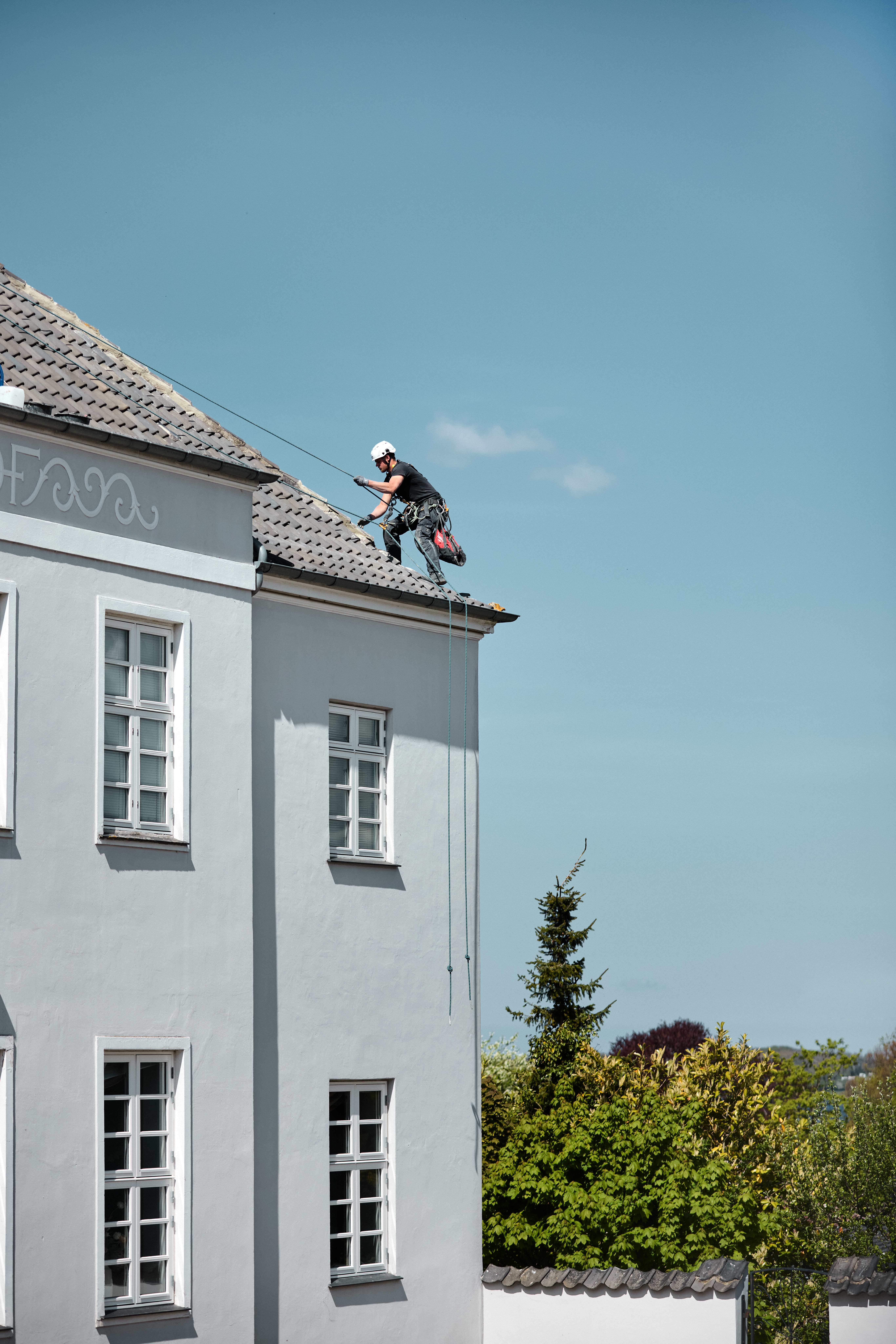 Rope Access fra hustag